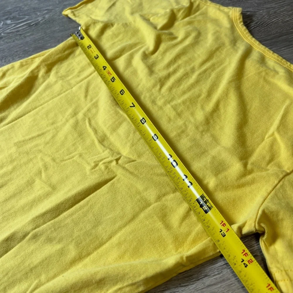 Dirty Heads T-Shirt Womens Small Yellow Graphic Band Tee Skull Octopus Reggae